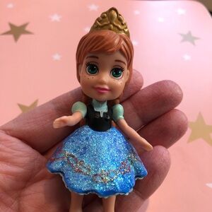 Princess Anna in a Blue Dress